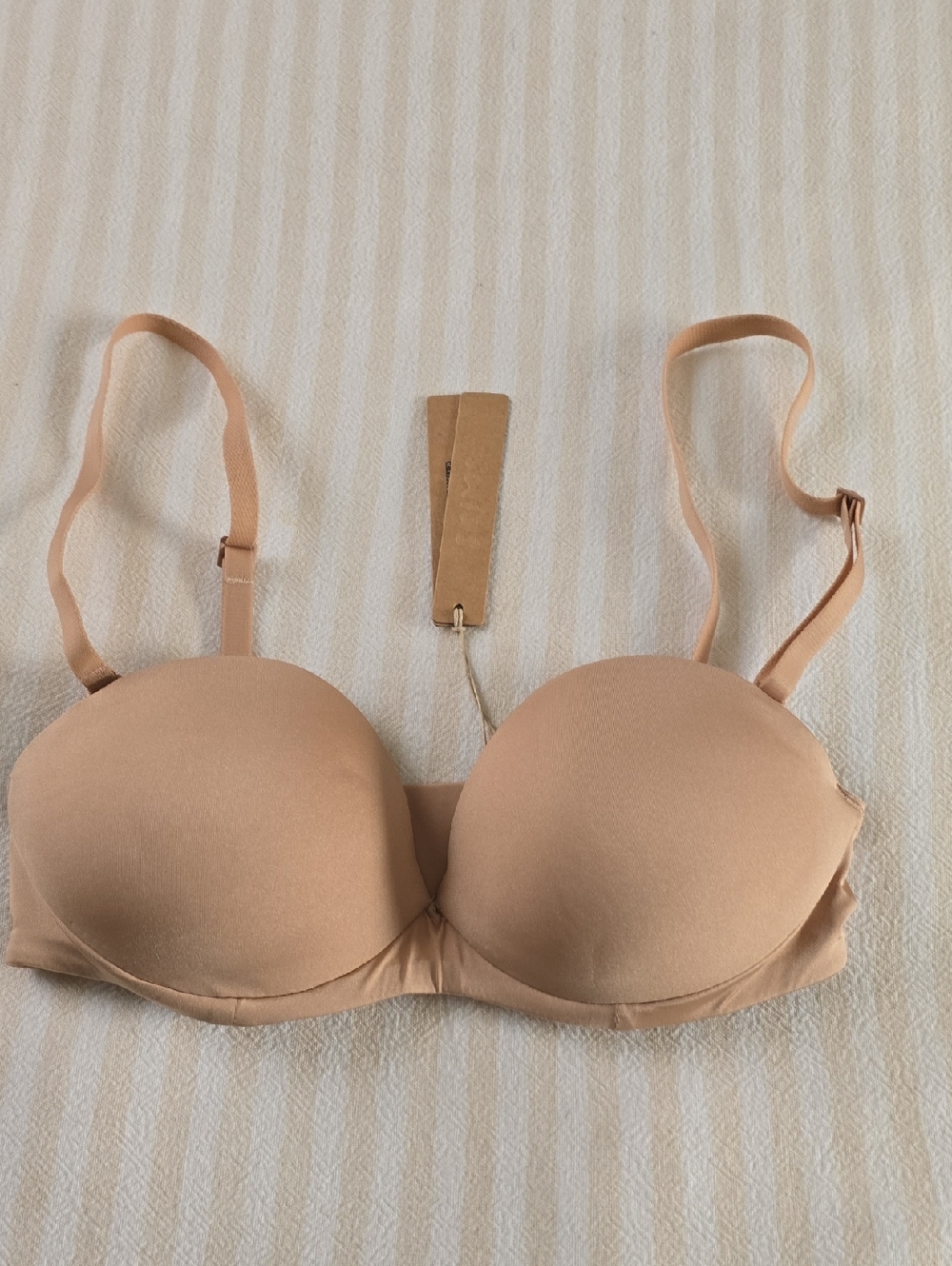 SKIMS Ultimate Push Up Strapless Bra Size:30C Clay